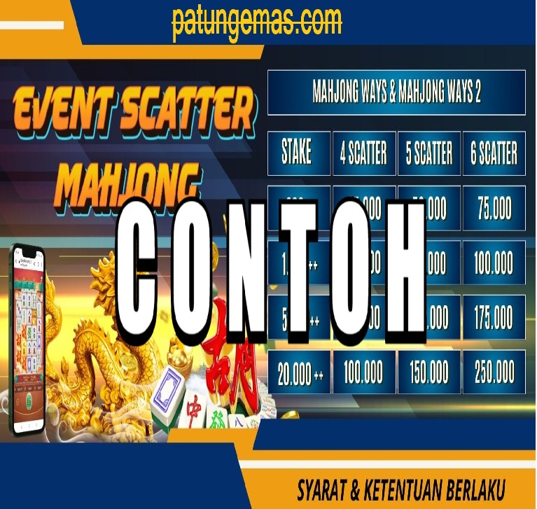 salah satu banner prmosi mahjong